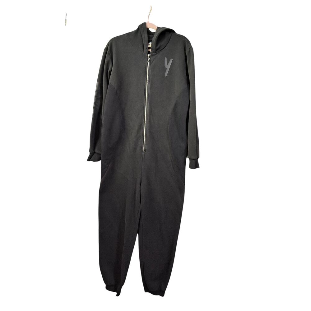 Yitty Major Label Pocket One Piece Iconic Black Hoodie Sz Large